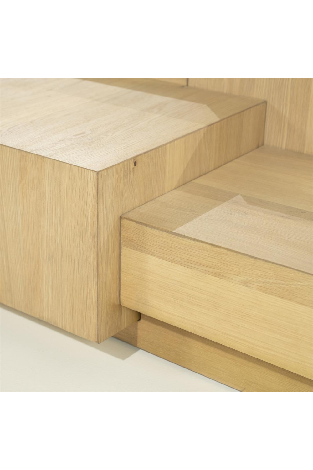 Multilayered Rectangular Oak Coffee Table | Oroa.com