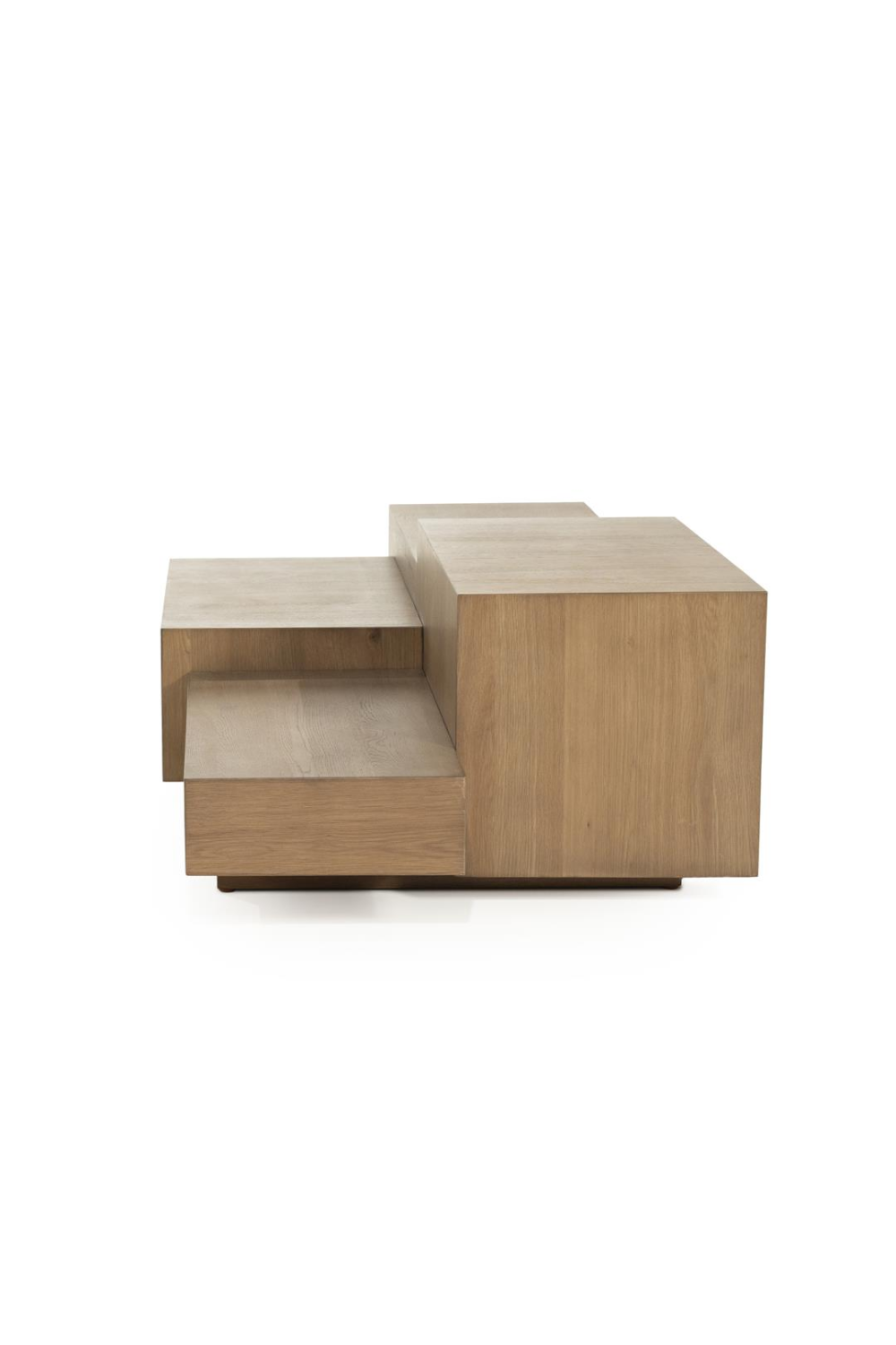Multilayered Rectangular Oak Coffee Table | Oroa.com