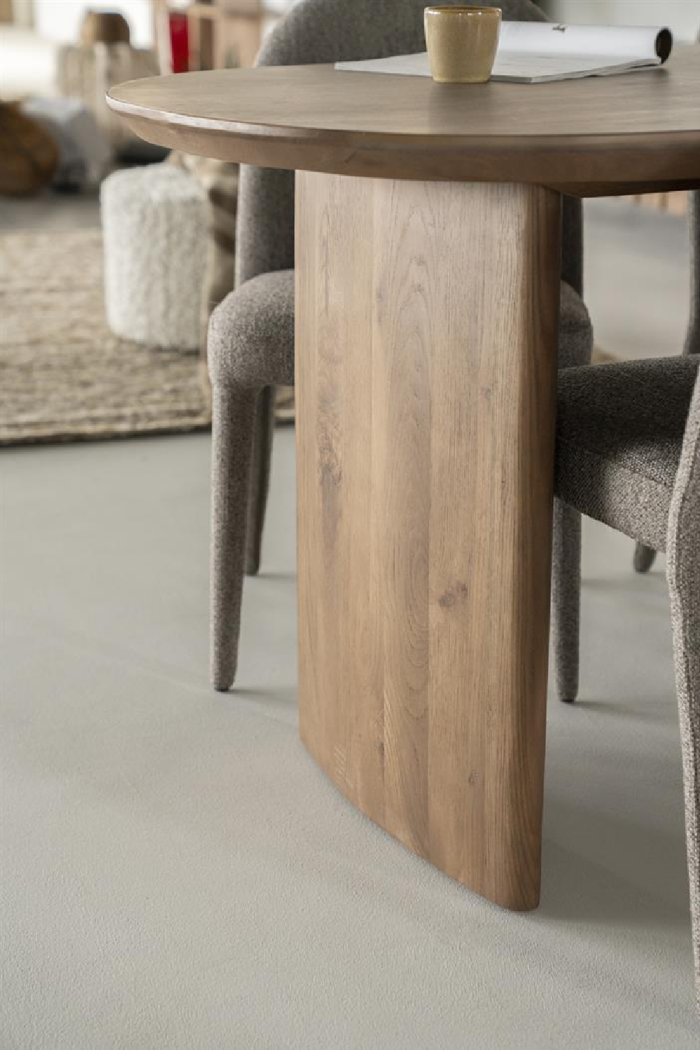 Oak Scandinavian Dining Table S | Eleonora Dex