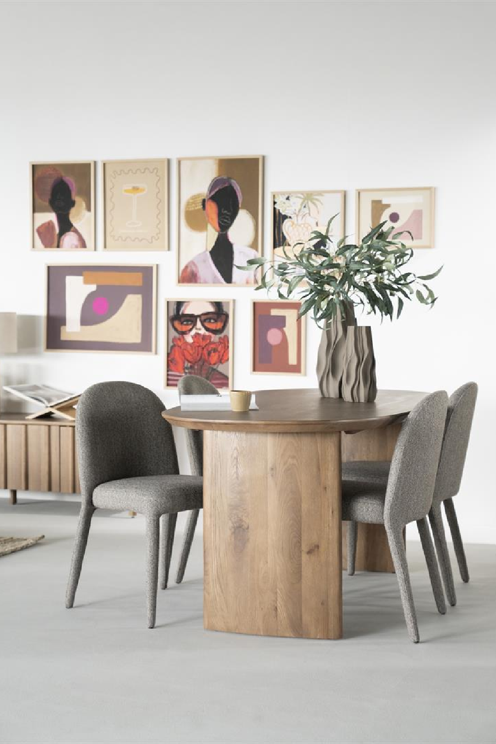 Oak Scandinavian Dining Table S | Oroa.com