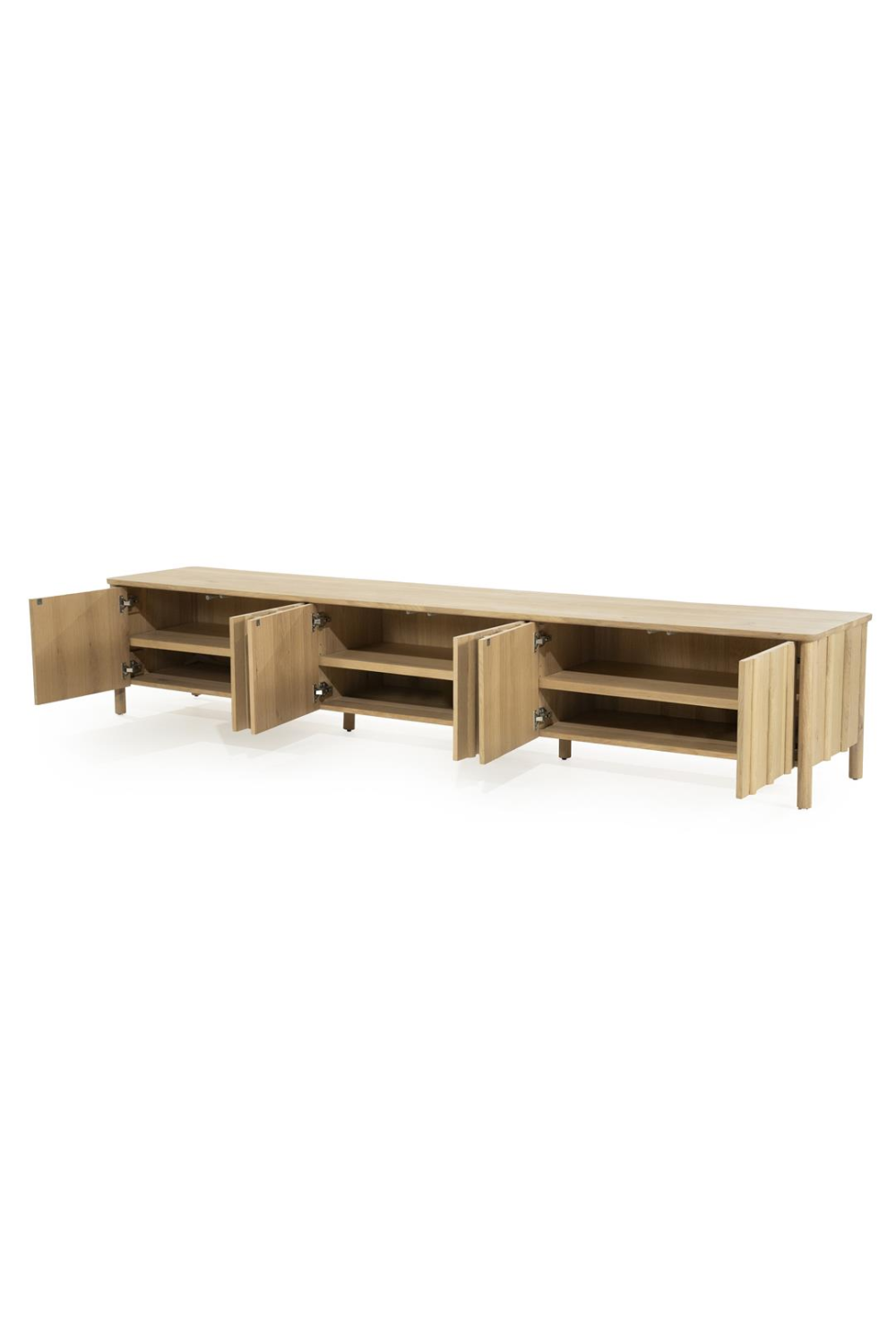 Oak Wood 6-Door TV Cabinet | Eleonora Jake | Oroa.com