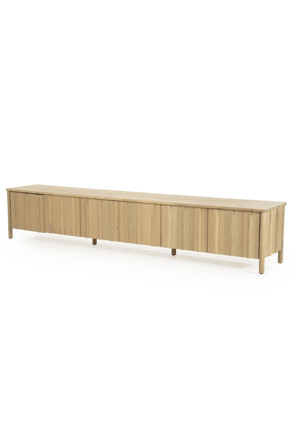 Oak Wood 6-Door TV Cabinet | Oroa.com
