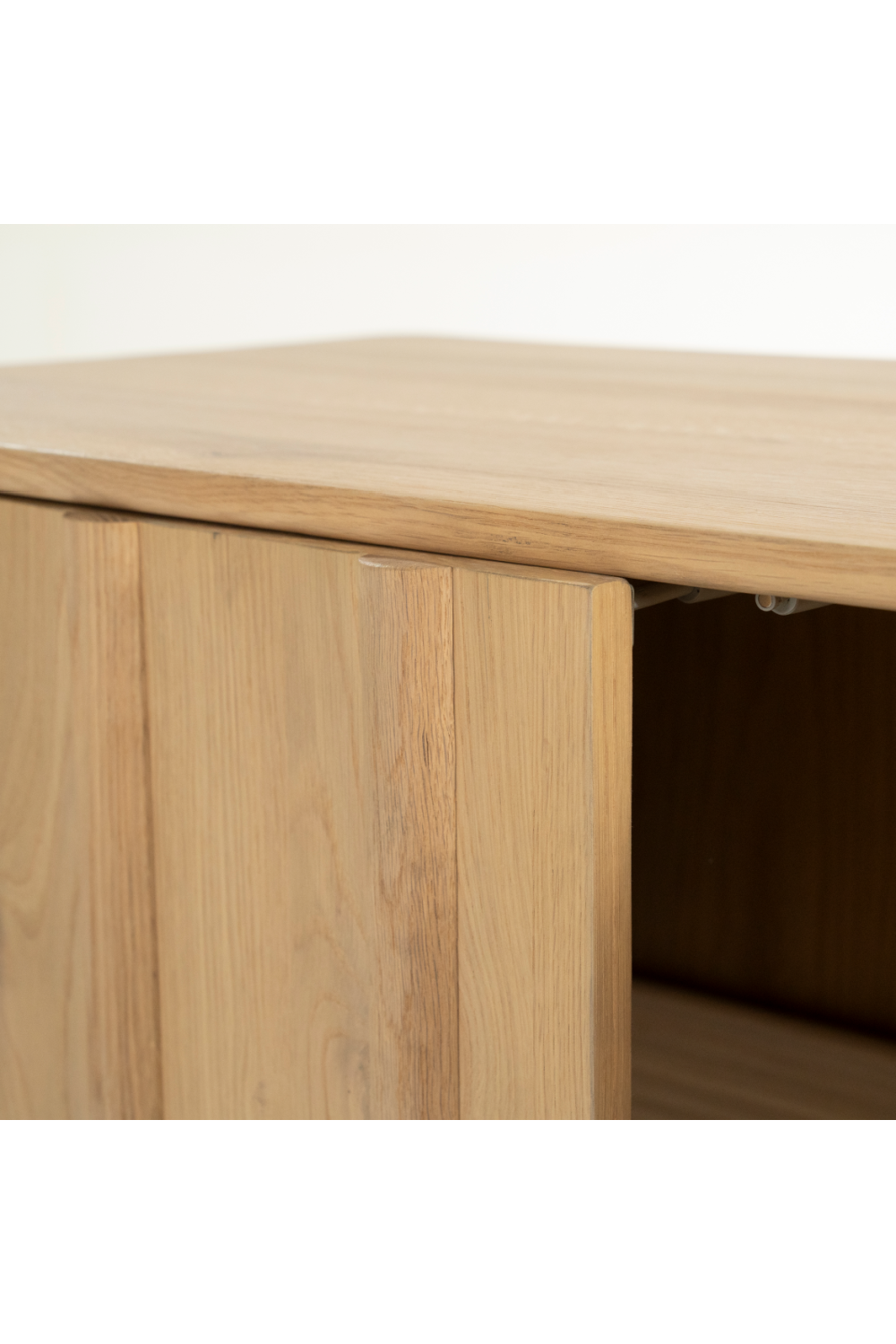 Oak Wood 4-Door Sideboard | Oroa.com