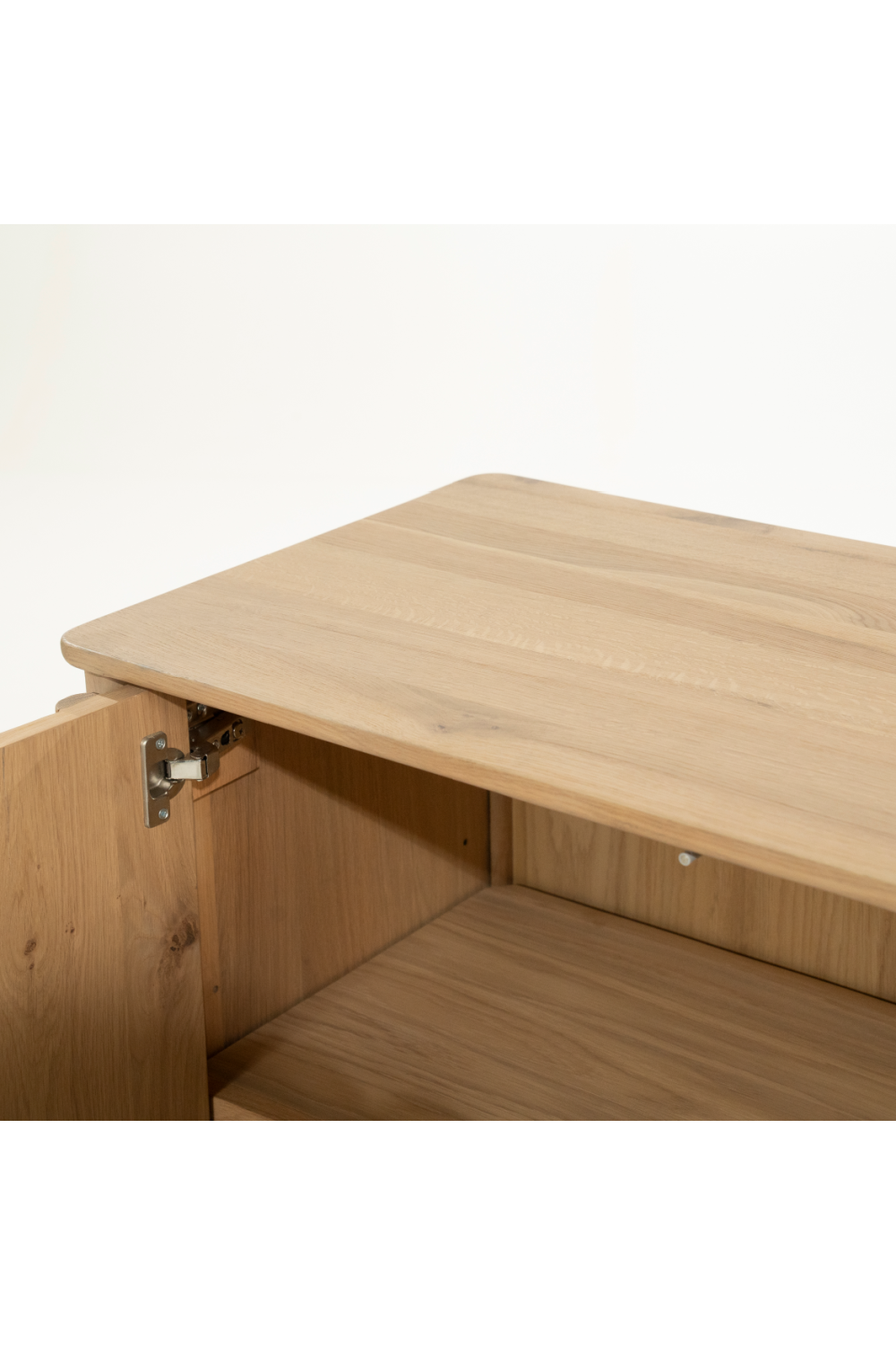 Oak Wood 4-Door Sideboard | Oroa.com