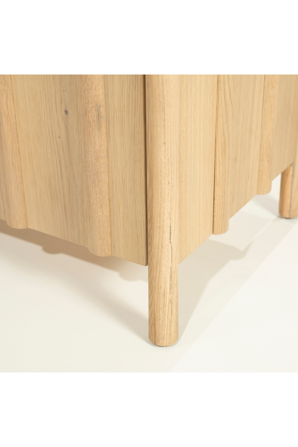 Oak Wood 4-Door Sideboard | Oroa.com