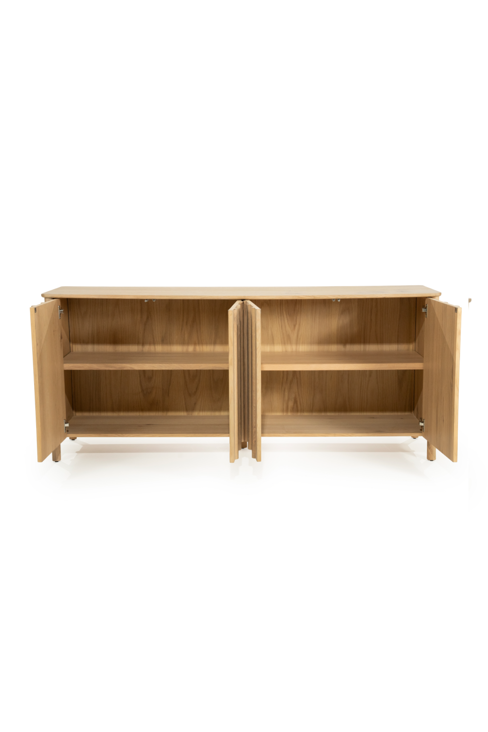Oak Wood 4-Door Sideboard | Oroa.com