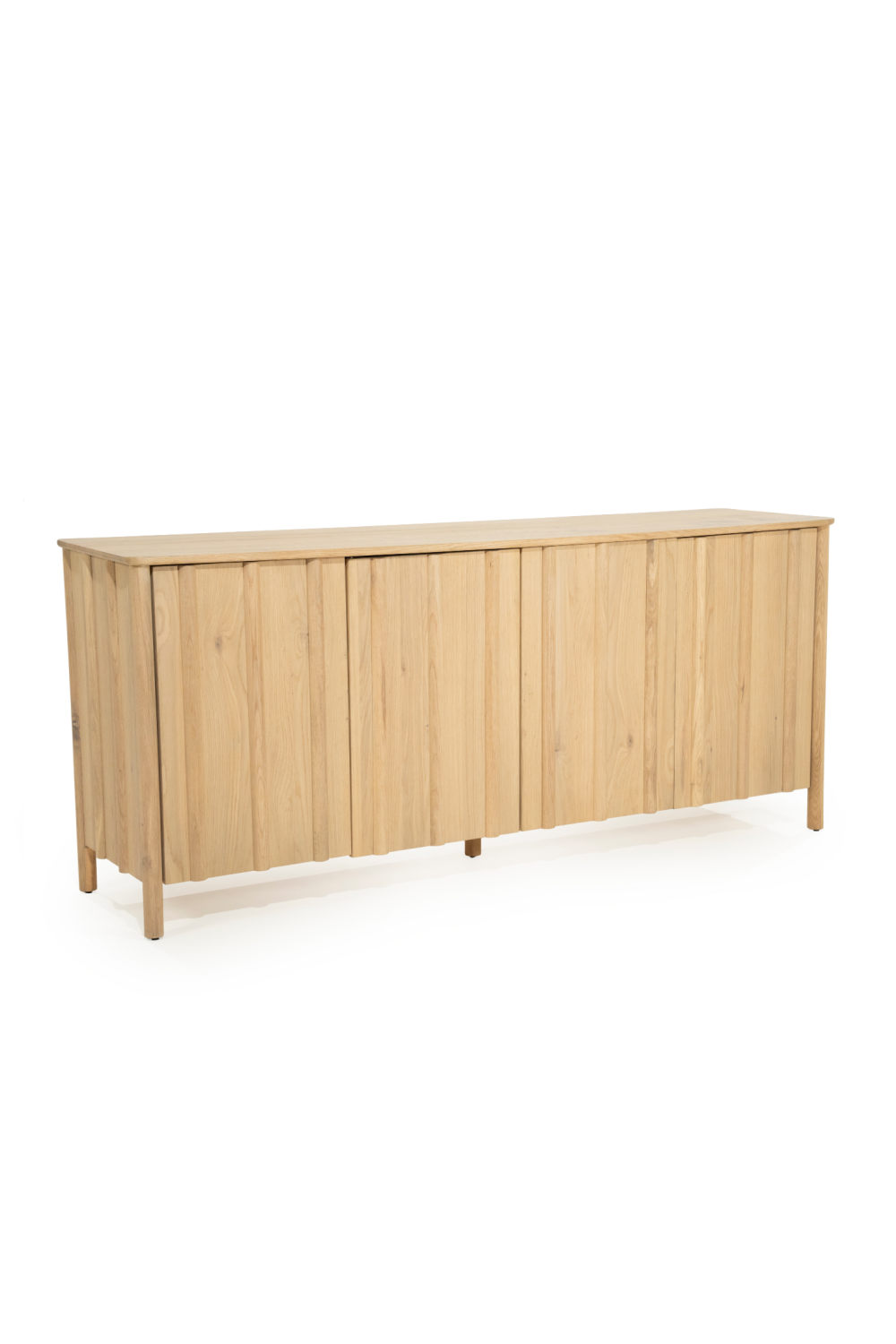 Oak Wood 4-Door Sideboard | Oroa.com