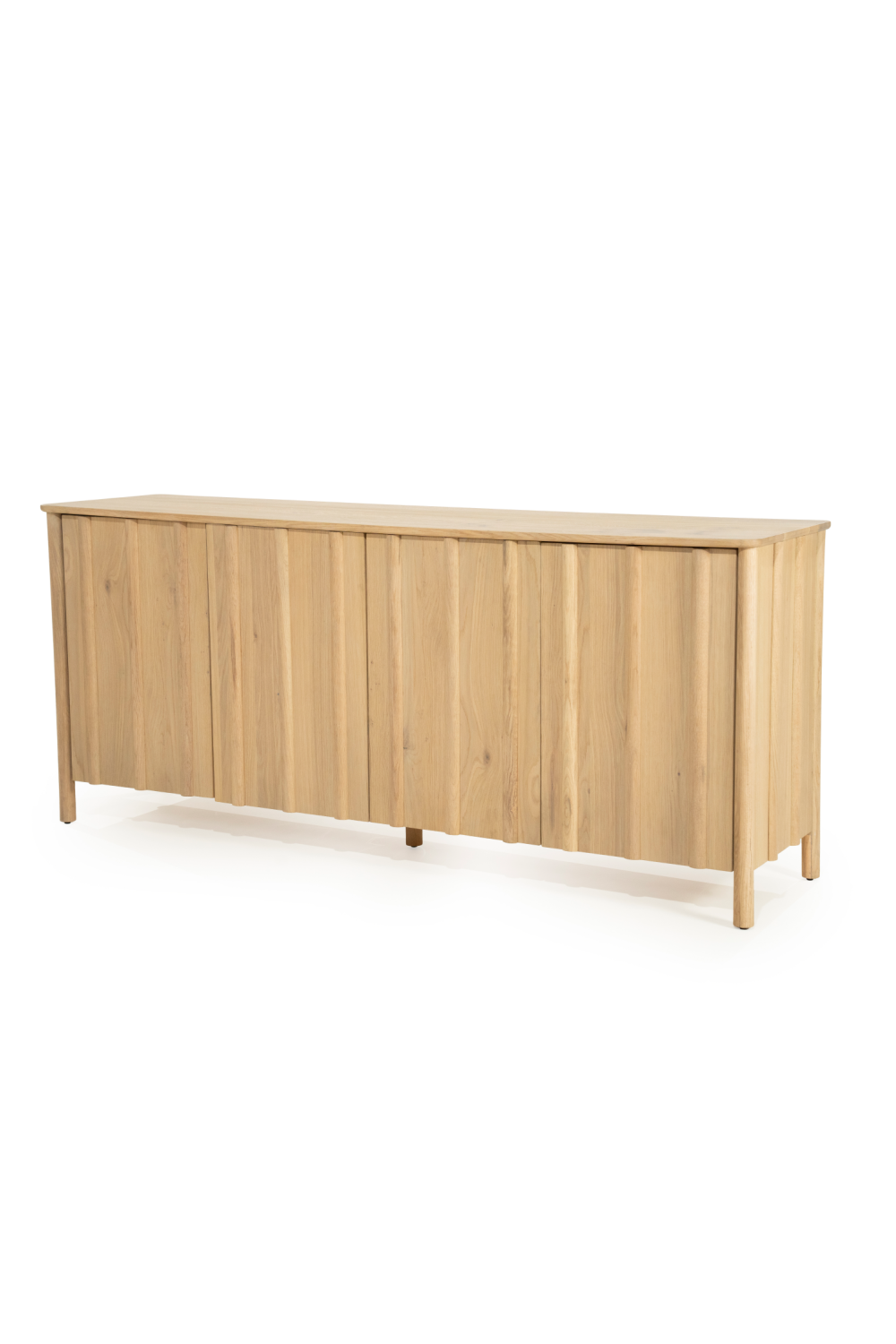 Oak Wood 4-Door Sideboard | Oroa.com