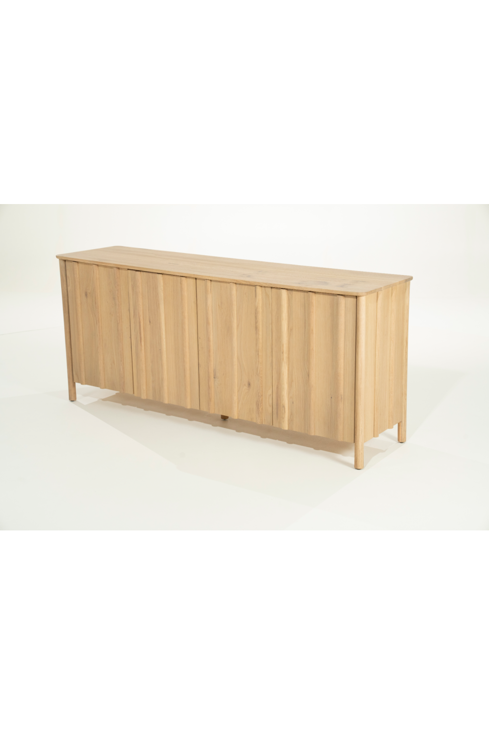 Oak Wood 4-Door Sideboard | Oroa.com