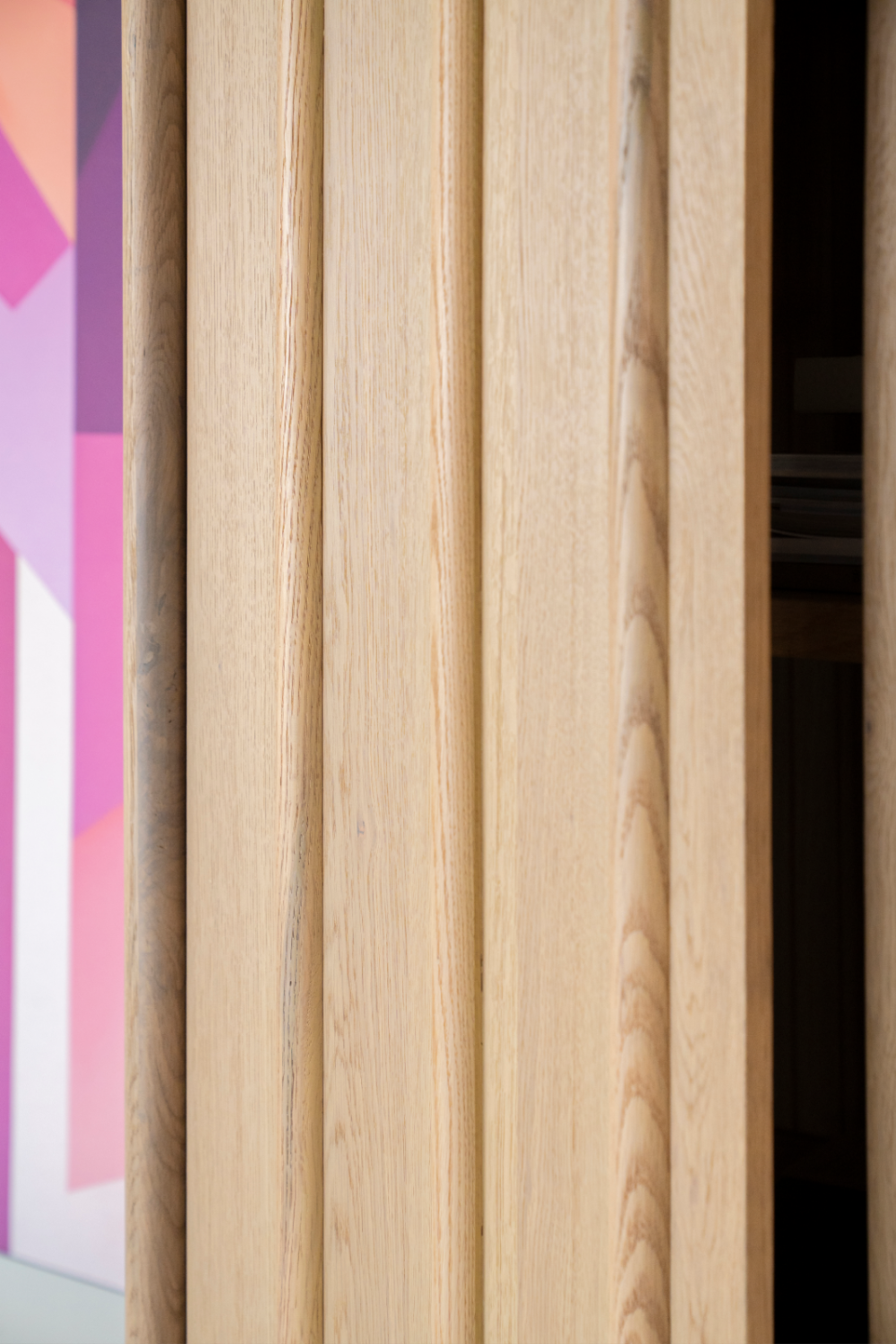 Oak Wood 2-Door Cabinet | Oroa.com