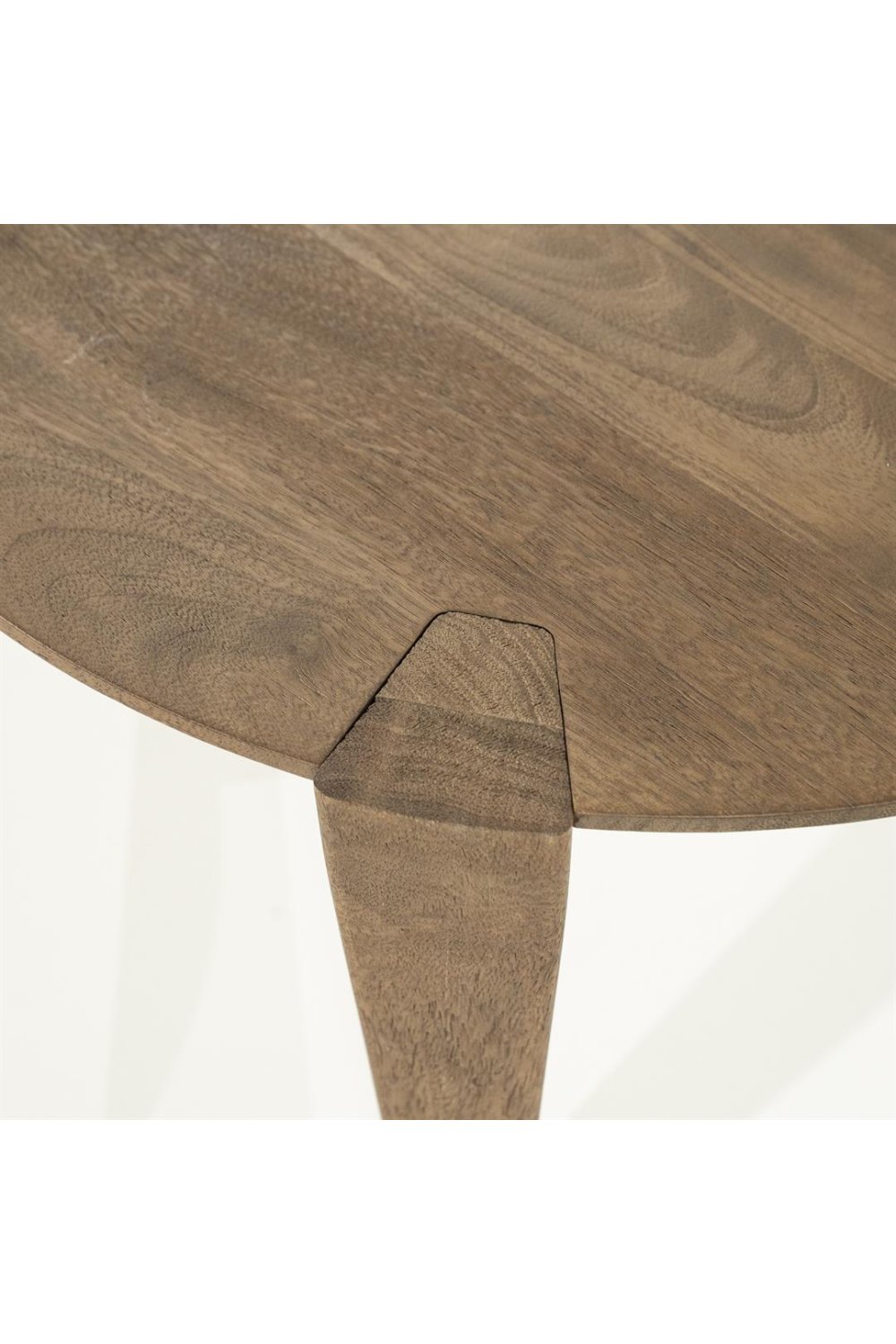 Round Mango Wood Coffee Table | Oroa.com