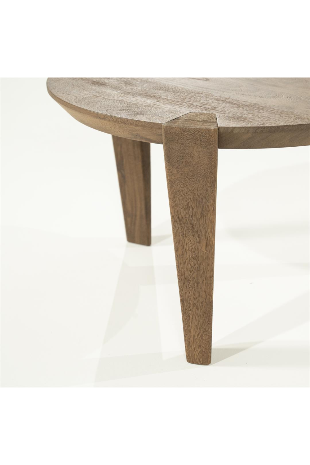 Round Mango Wood Coffee Table | Oroa.com