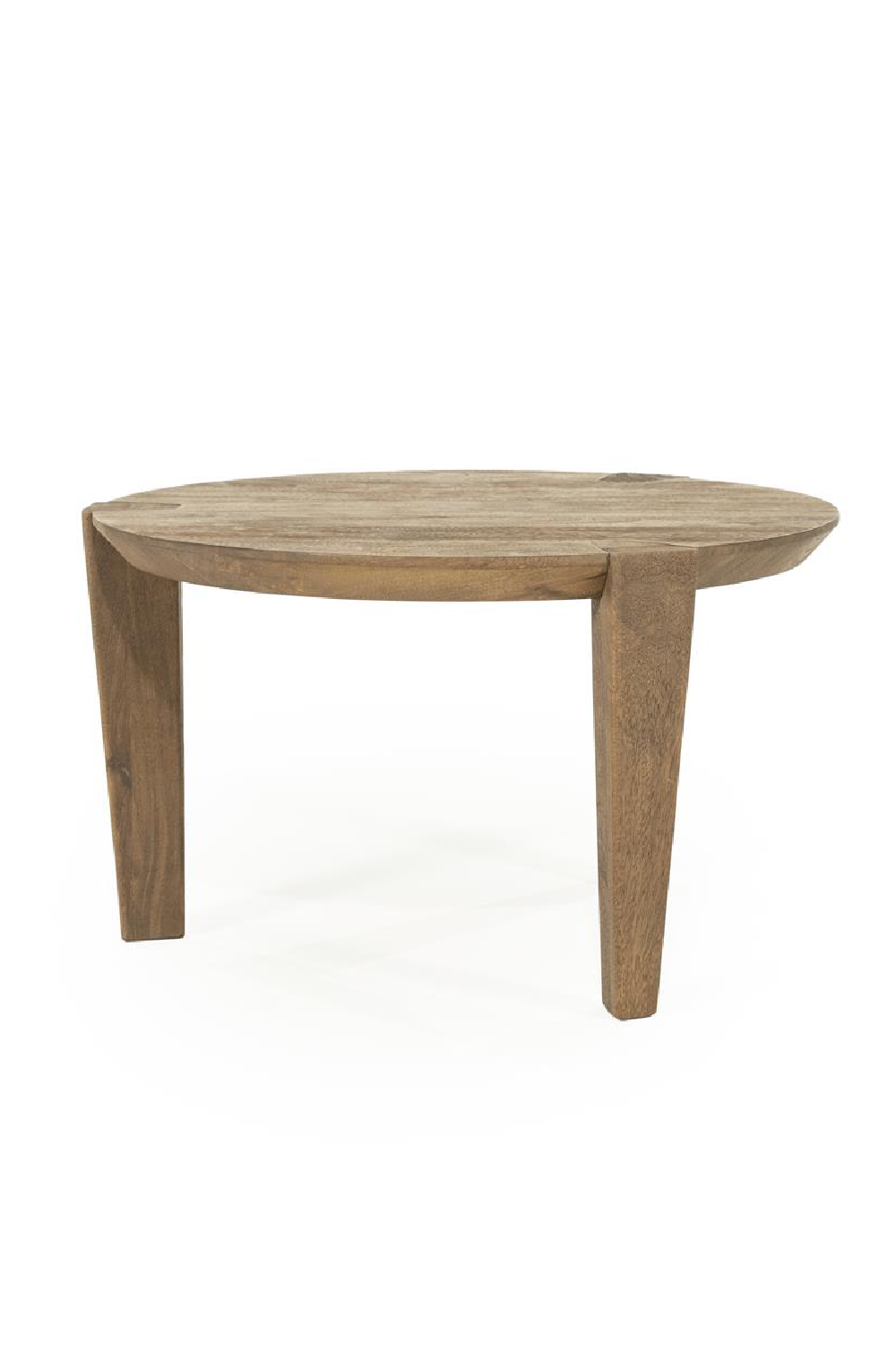 Round Mango Wood Coffee Table | Oroa.com