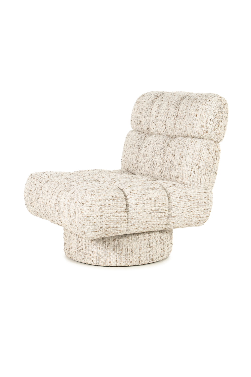 Round Base Tufted Lounge Chair | Oroa.com