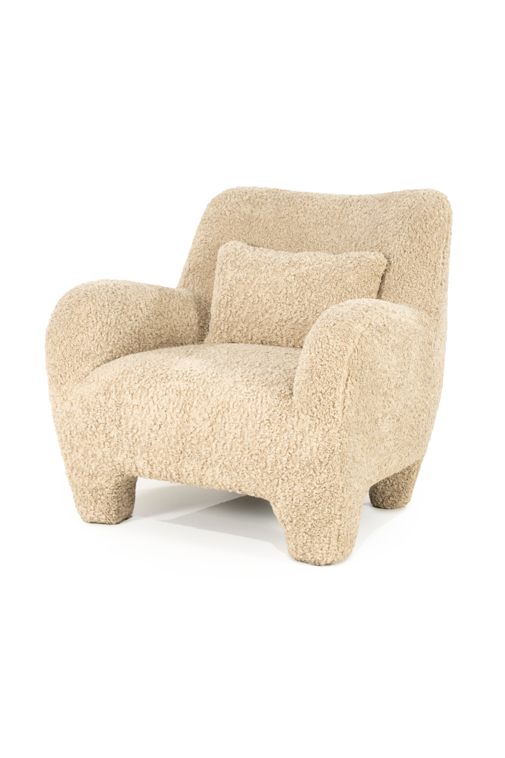 Taupe Upholstered Lounge Chair | Eleonora Fenna | Oroa.com