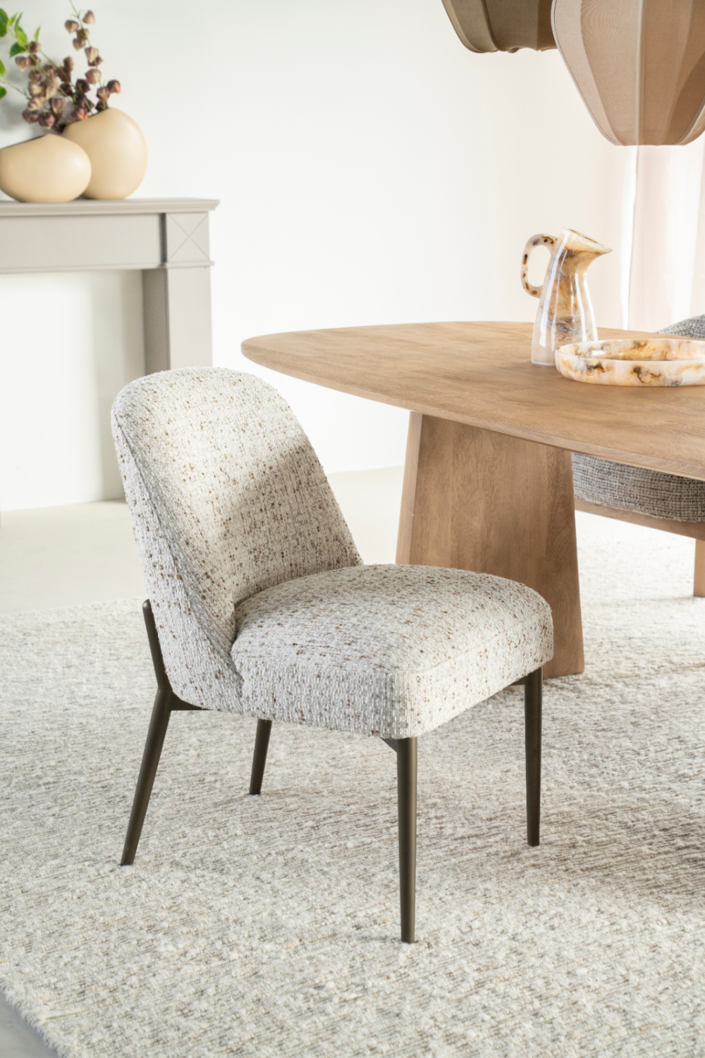 Fabric Upholstered Dining Chair | Oroa.com