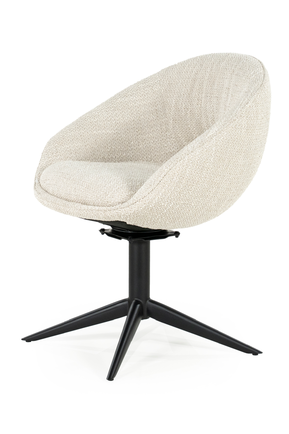 Rounded Open-Back Swivel Chair | Oroa.com