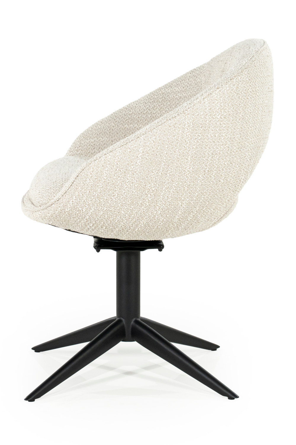Rounded Open-Back Swivel Chair | Oroa.com