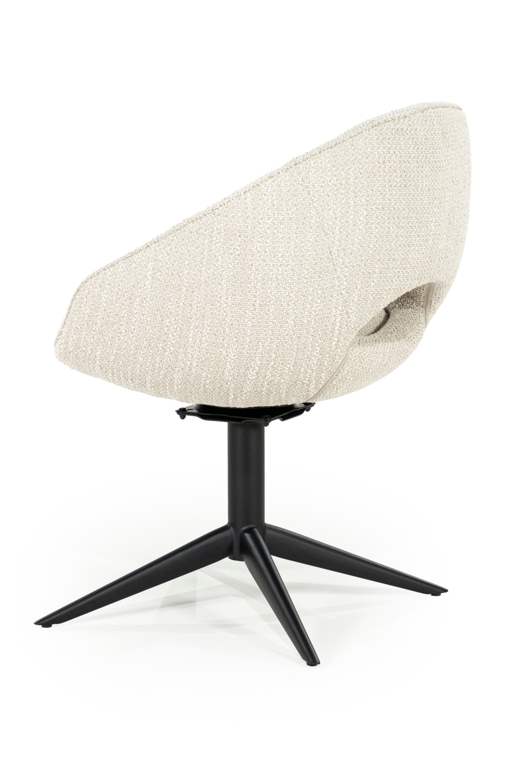Rounded Open-Back Swivel Chair | Oroa.com
