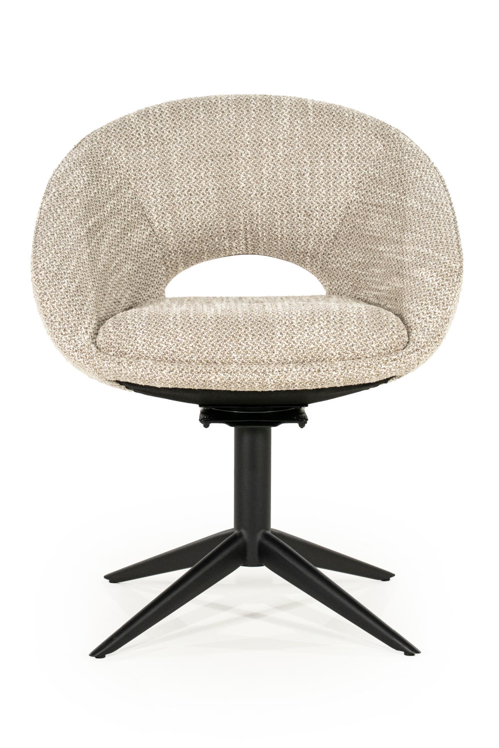 Rounded Open-Back Swivel Chair | Oroa.com