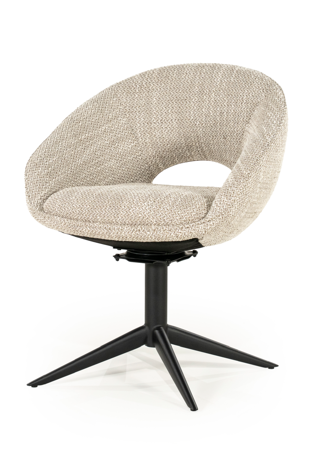 Rounded Open-Back Swivel Chair | Oroa.com