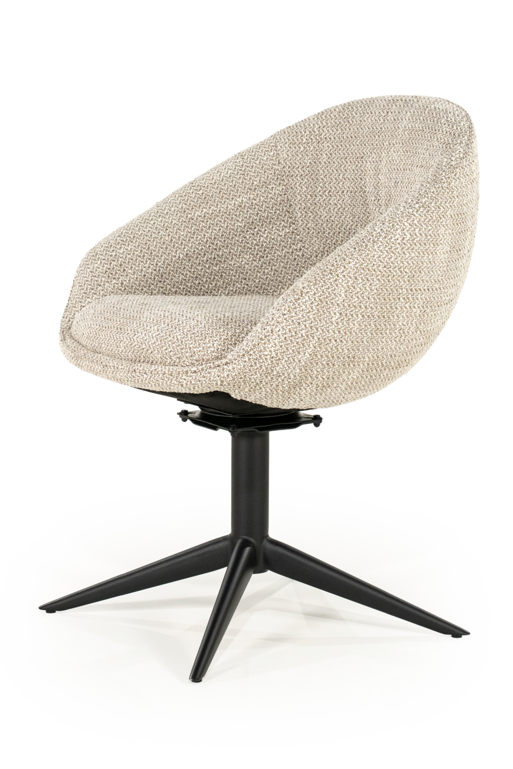 Rounded Open-Back Swivel Chair | Oroa.com