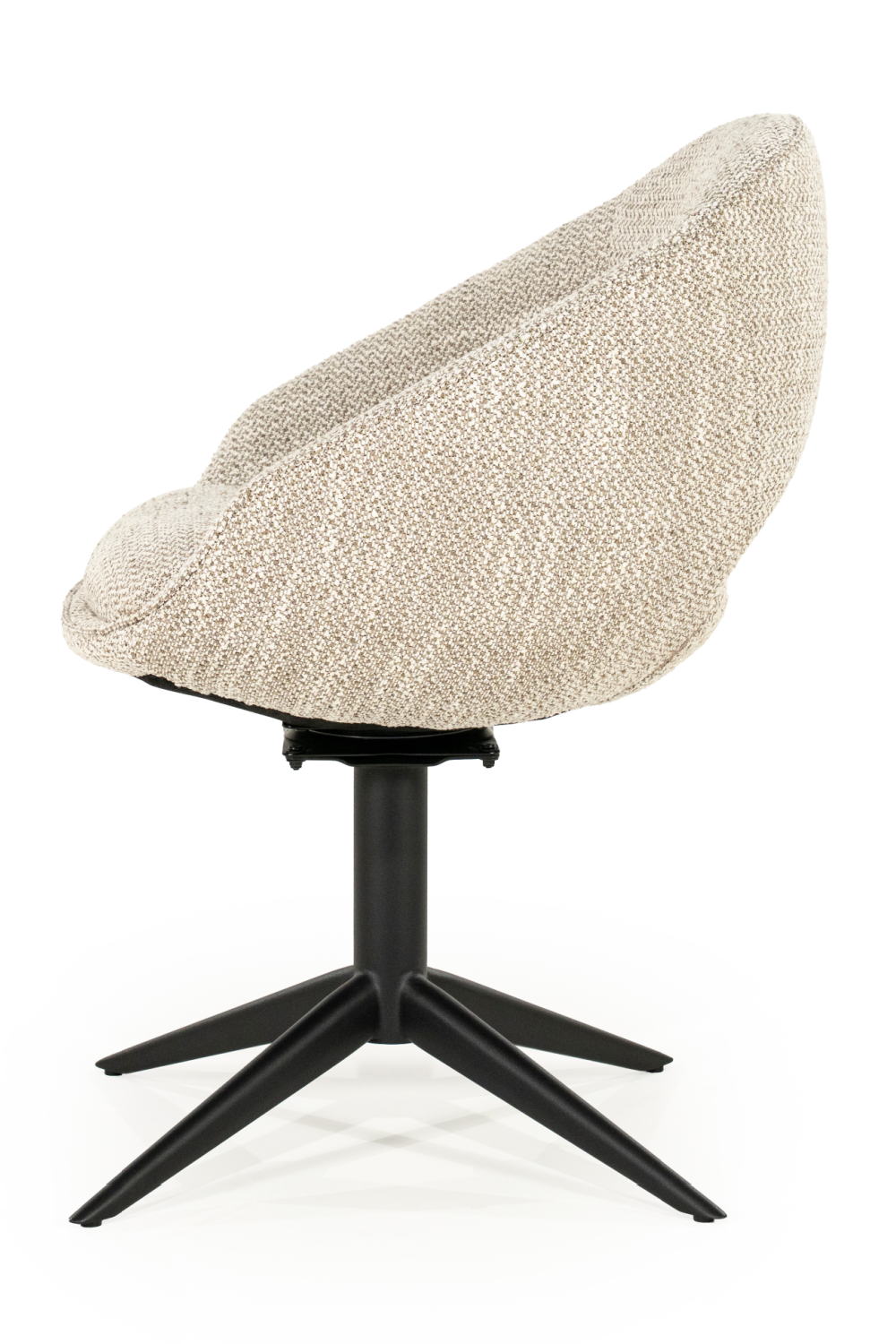Rounded Open-Back Swivel Chair | Oroa.com