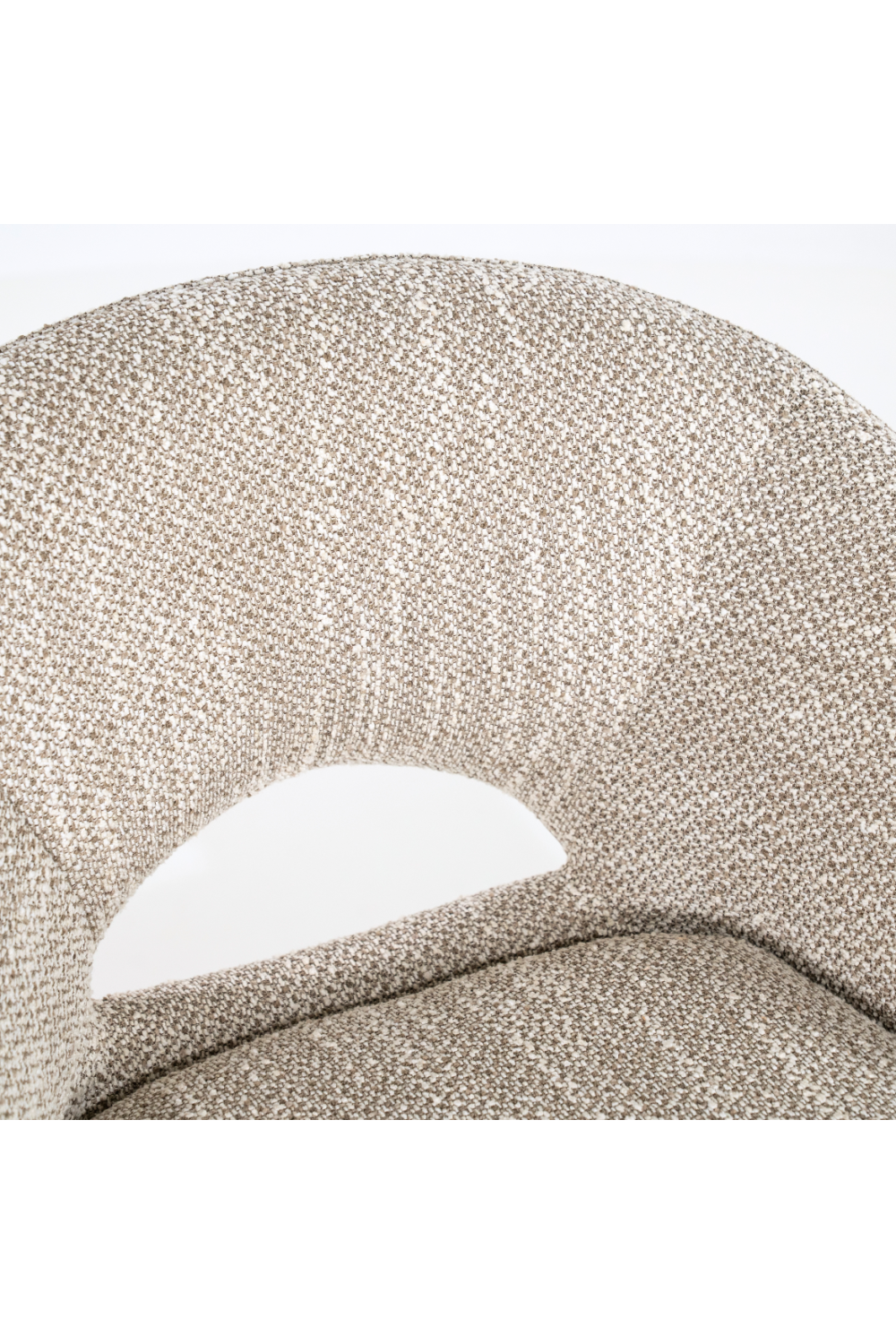 Rounded Open-Back Swivel Chair | Oroa.com
