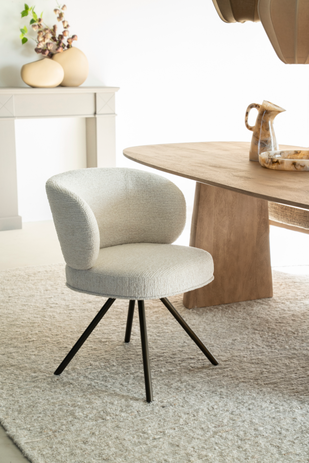 Splayed Leg Dining Chair | Oroa.com