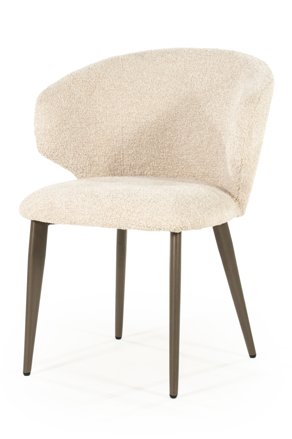 Curved Back Upholstered Dining Chair | Oroa.com