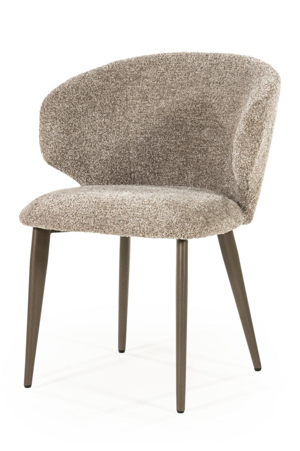 Curved Back Upholstered Dining Chair | Oroa.com