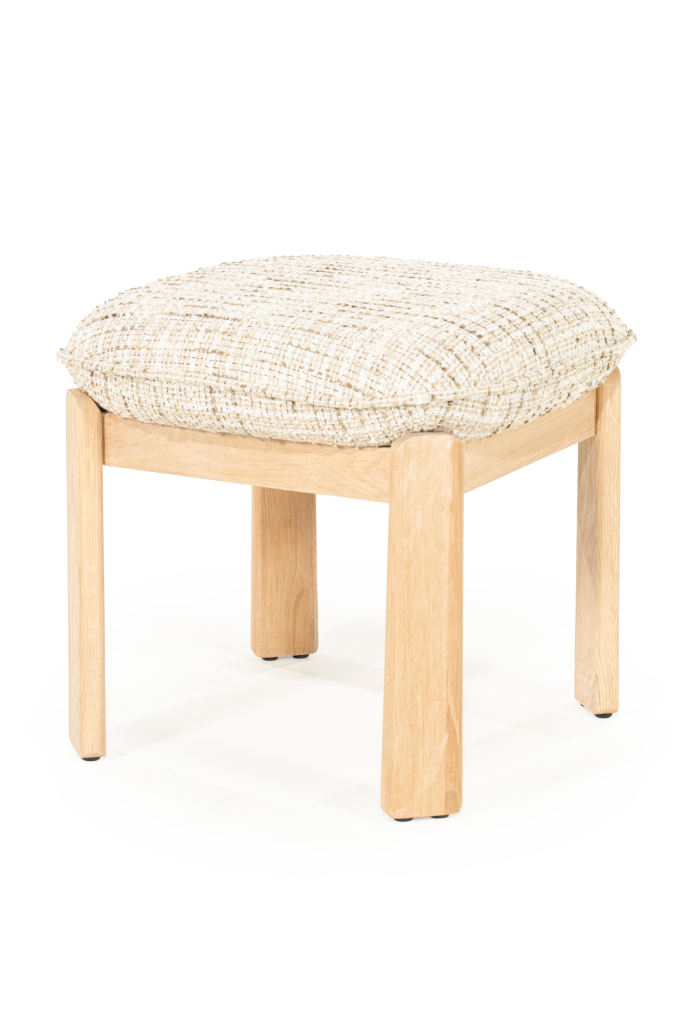 Cushioned Oak Stool | Oroa.com