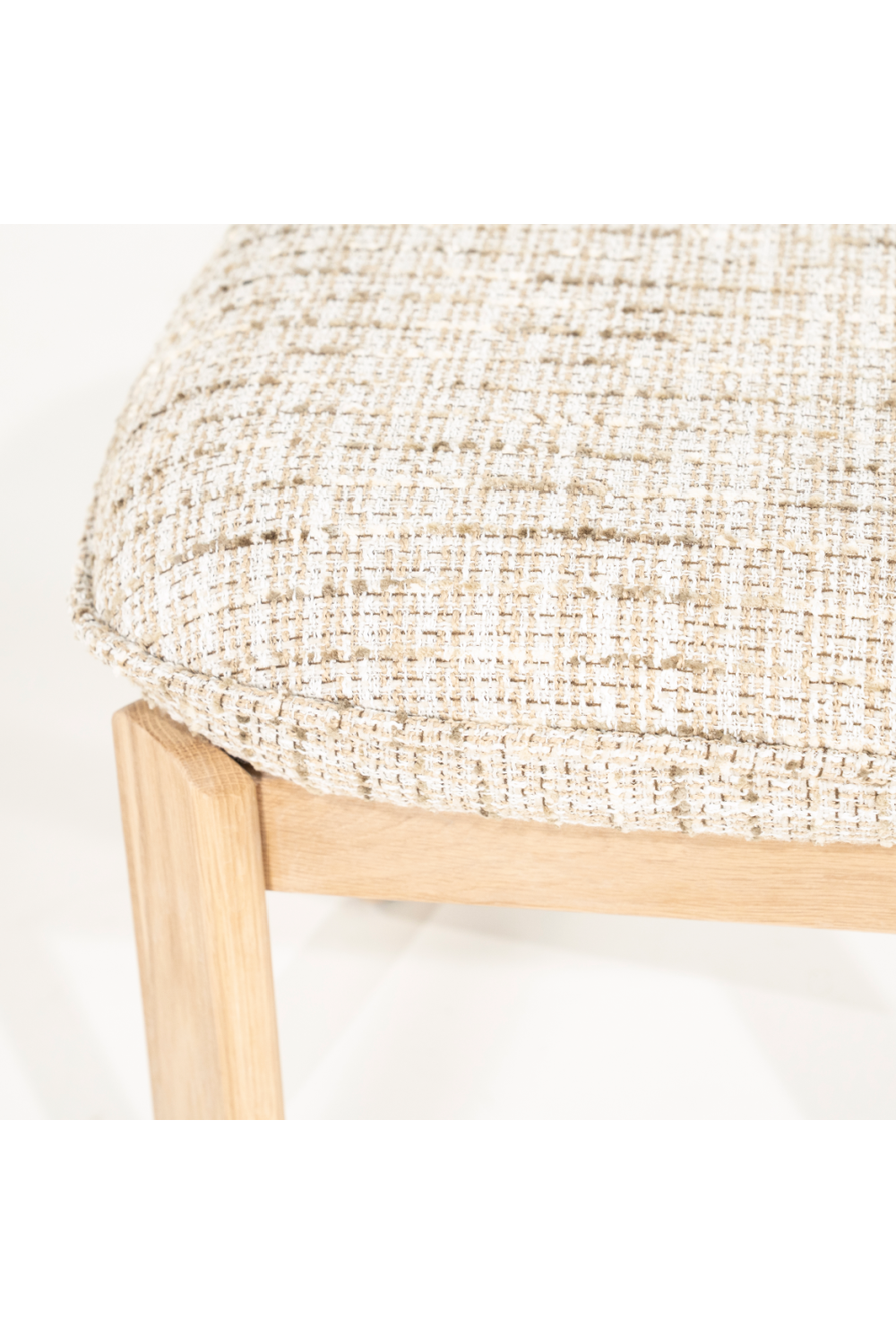 Cushioned Oak Stool | Oroa.com