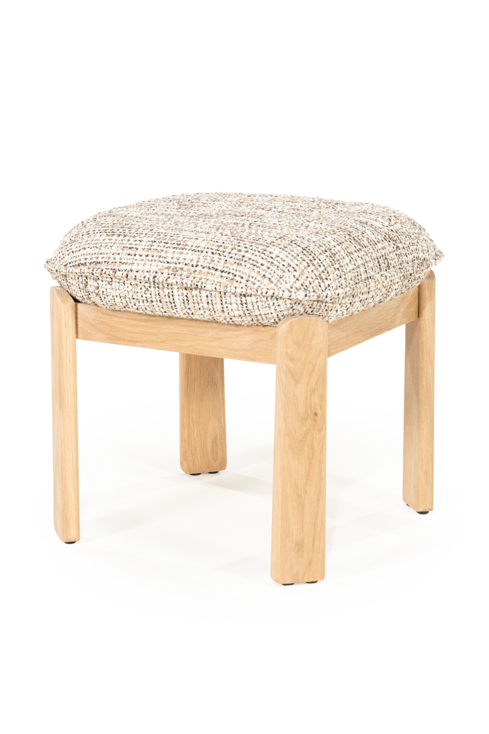Cushioned Oak Stool | Oroa.com