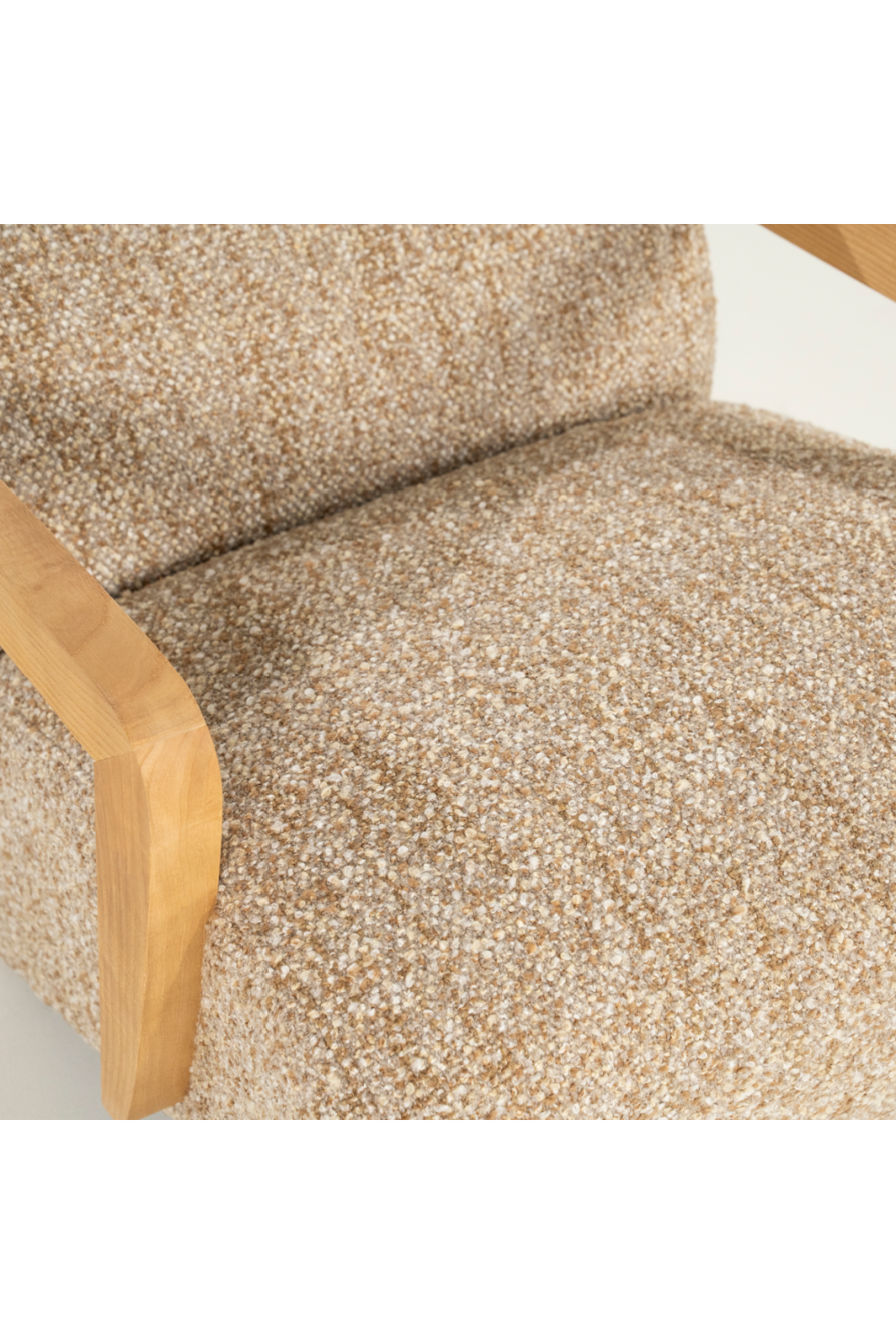 Fabric Upholstered Lounge Armchair | Oroa.com