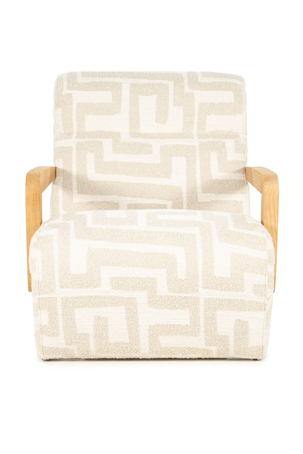 Printed Fabric Lounge Armchair | Oroa.com