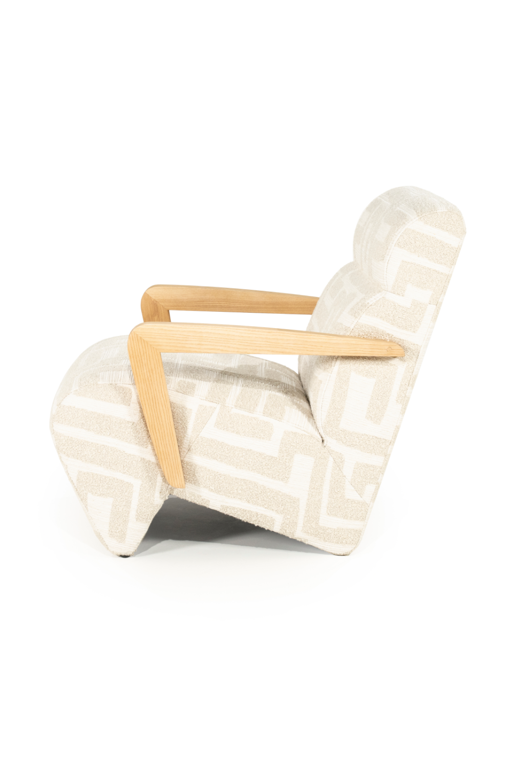 Printed Fabric Lounge Armchair | Eleonora Olek | Oroa.com
