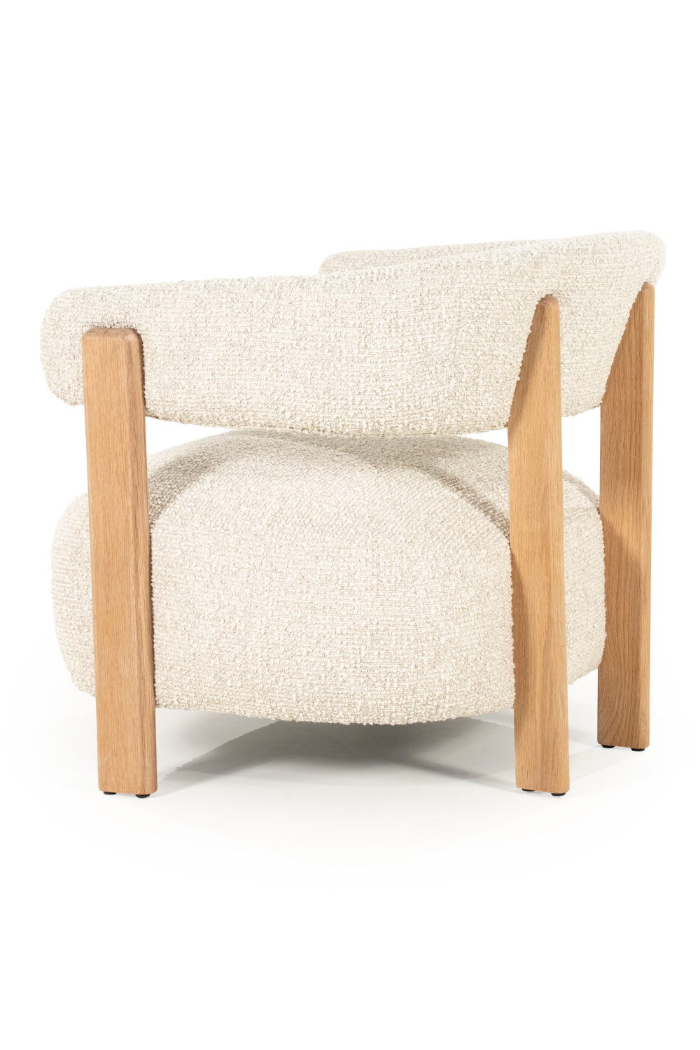 Curved Back Lounge Armchair | Oroa.com