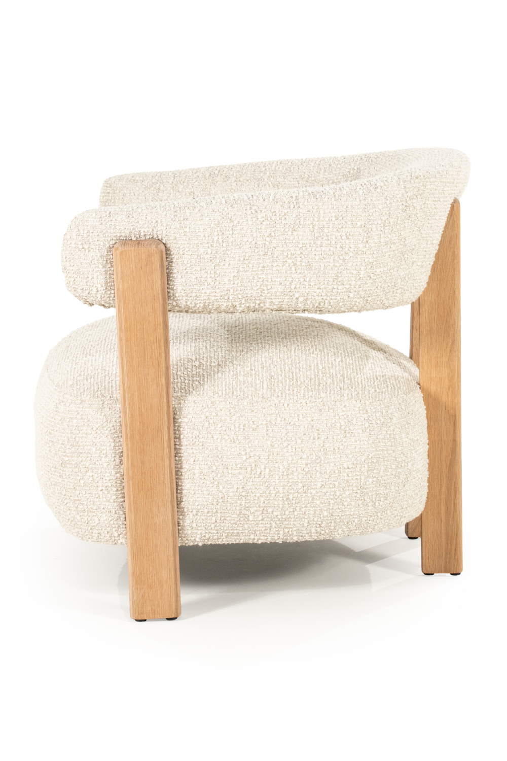 Curved Back Lounge Armchair | Oroa.com