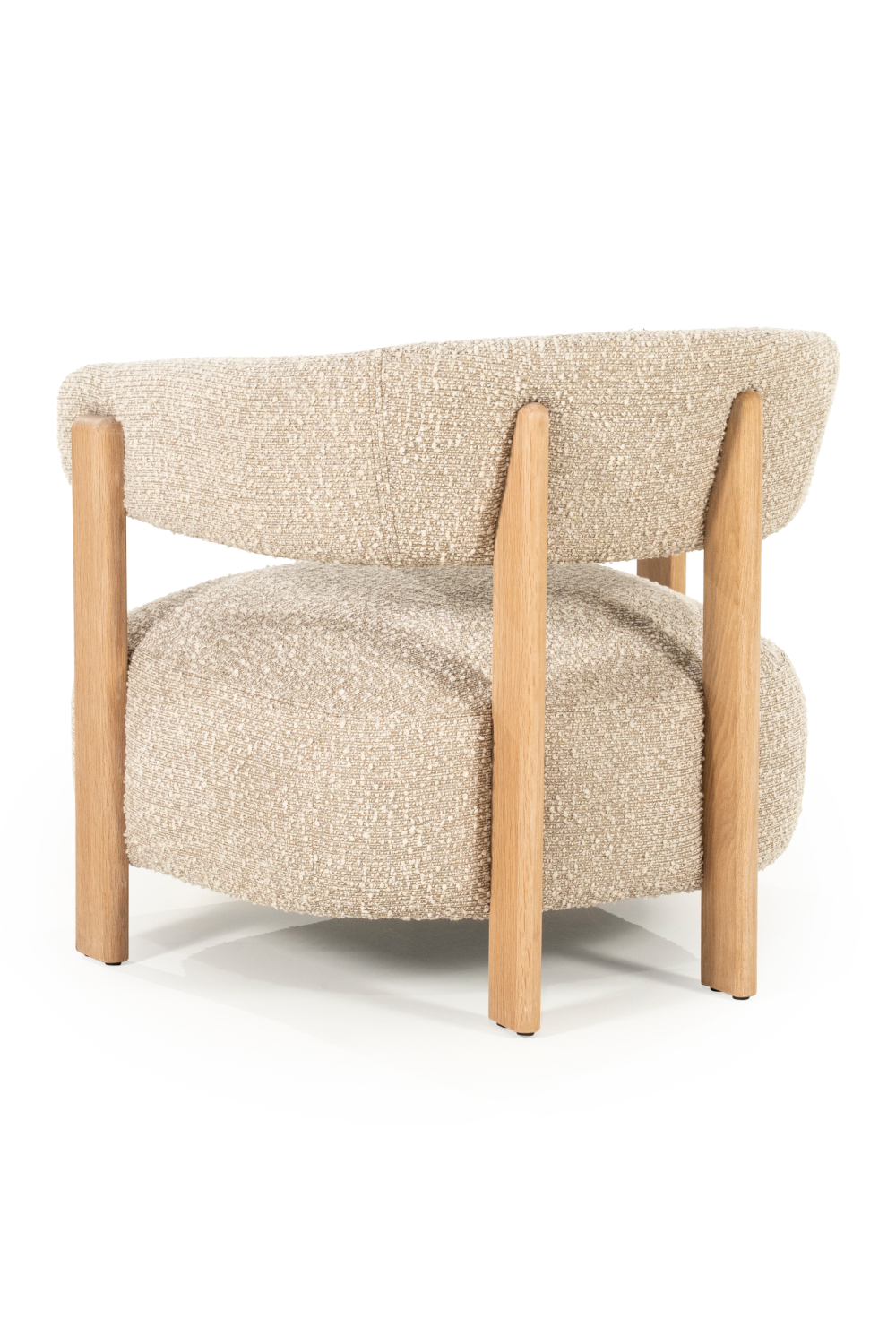 Curved Back Lounge Armchair | Eleonora Lola | Oroa.com