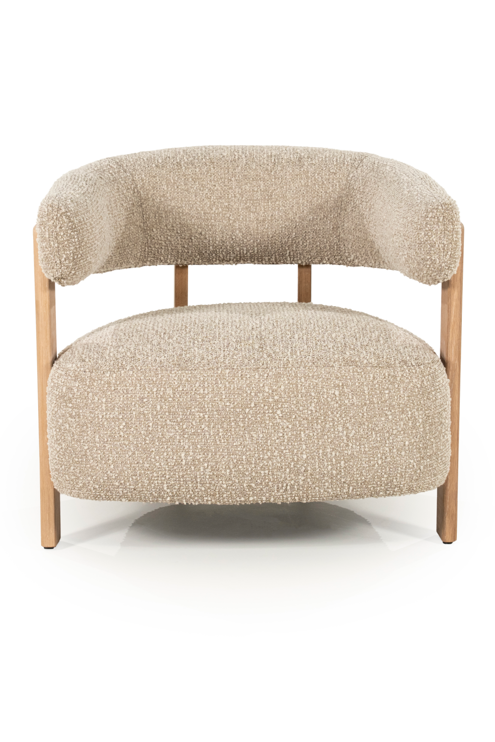 Curved Back Lounge Armchair | Oroa.com