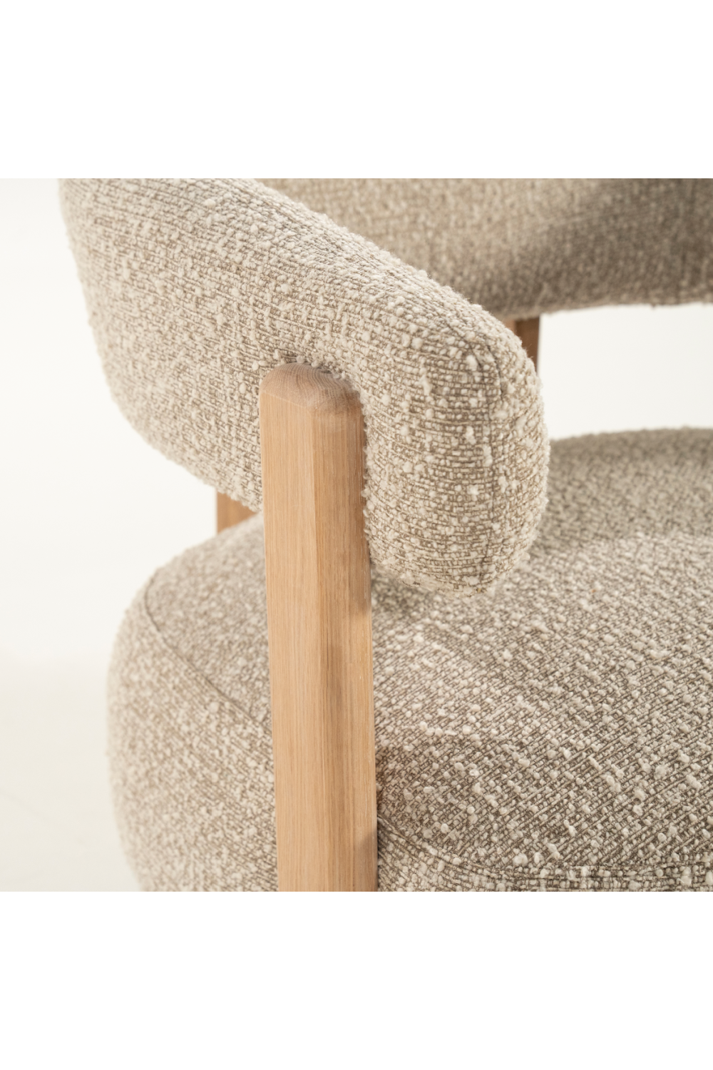 Curved Back Lounge Armchair | Oroa.com