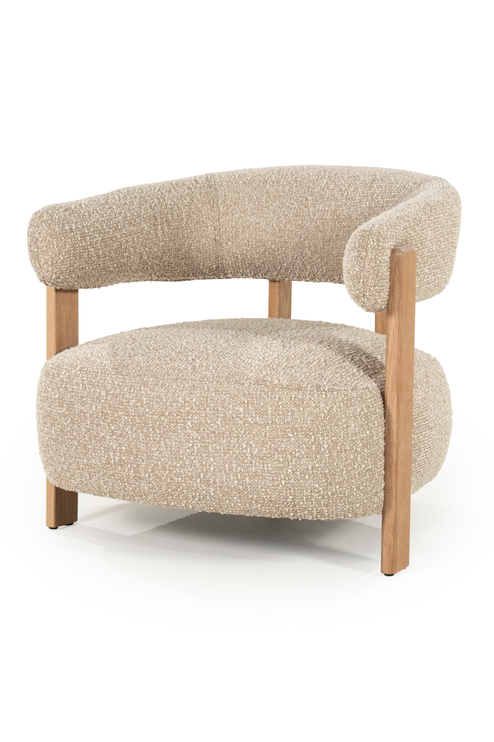 Curved Back Lounge Armchair | Oroa.com