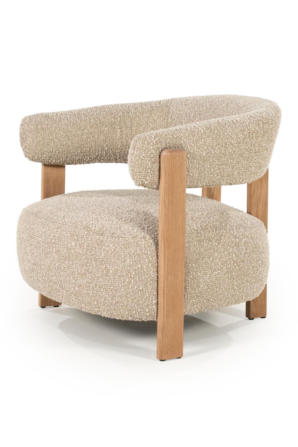 Curved Back Lounge Armchair | Eleonora Lola | Oroa.com