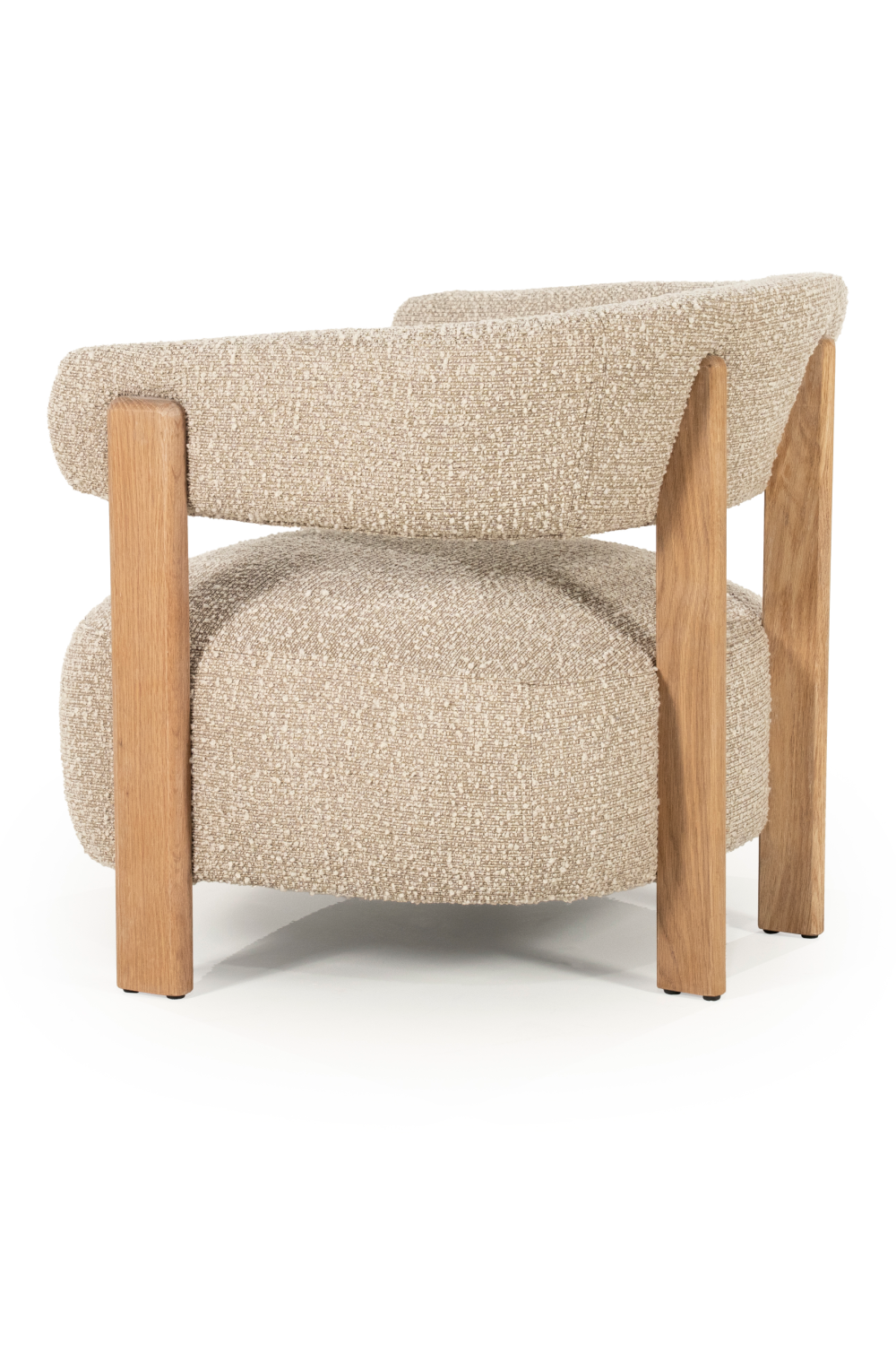 Curved Back Lounge Armchair | Oroa.com
