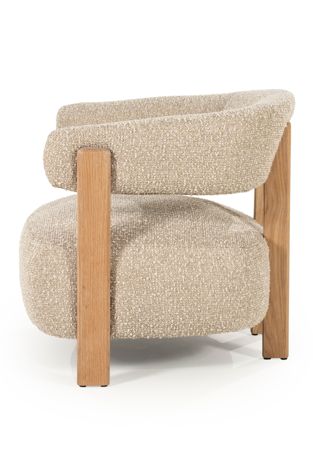 Curved Back Lounge Armchair | Eleonora Lola | Oroa.com