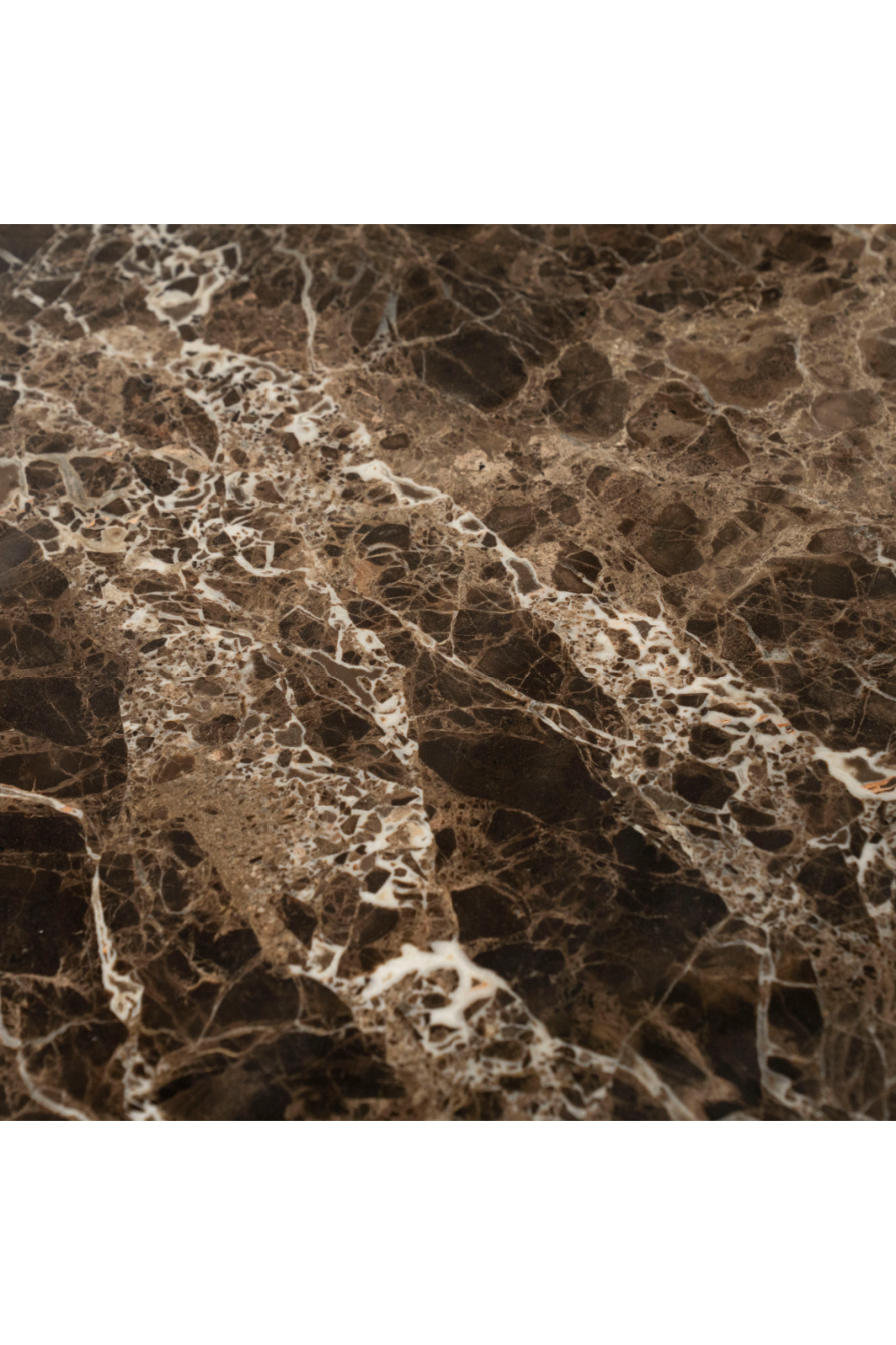 Brown Marble Round Dining Table | Eleonora Lando | Oroa.com