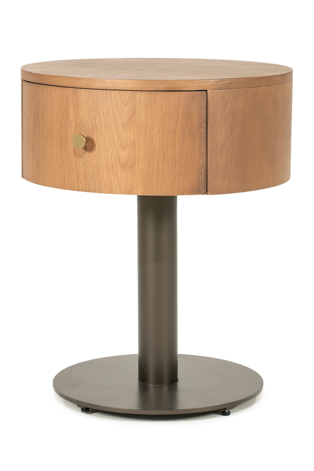 Oak Pedestal Drawer Nightstand | Eleonora Skye | Oroa.com
