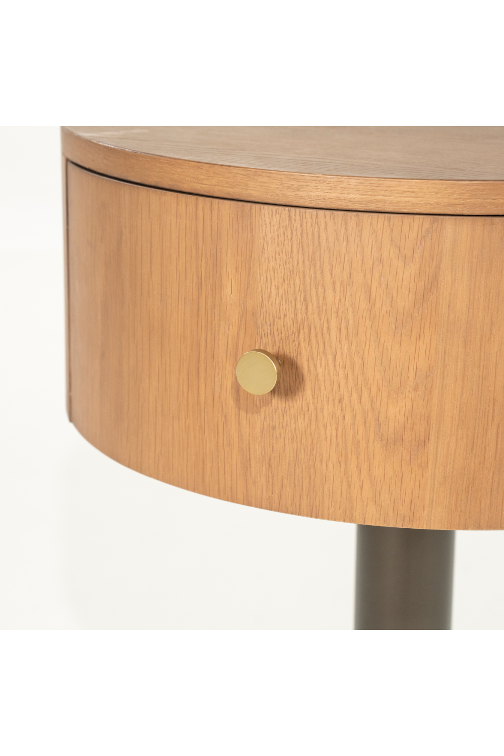 Oak Pedestal Drawer Nightstand | Eleonora Skye | Oroa.com