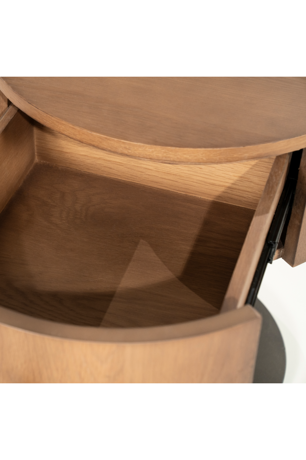 Oak Pedestal Drawer Nightstand | Oroa.com
